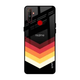 Abstract Arrow Pattern Glass Case For Realme C3