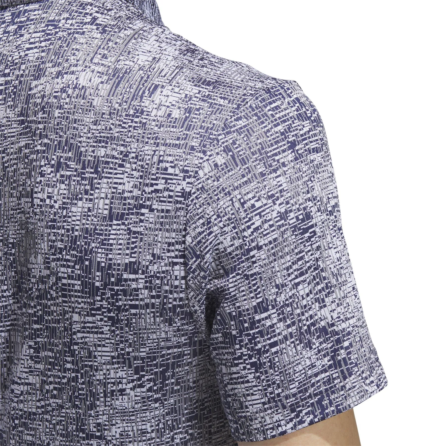 Aerial Jacquard Polo Grey Three - AW23