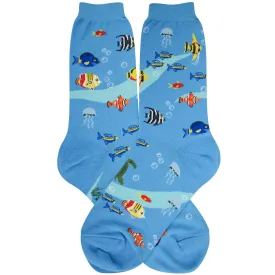 Aquarium Socks Women's Crew Sock