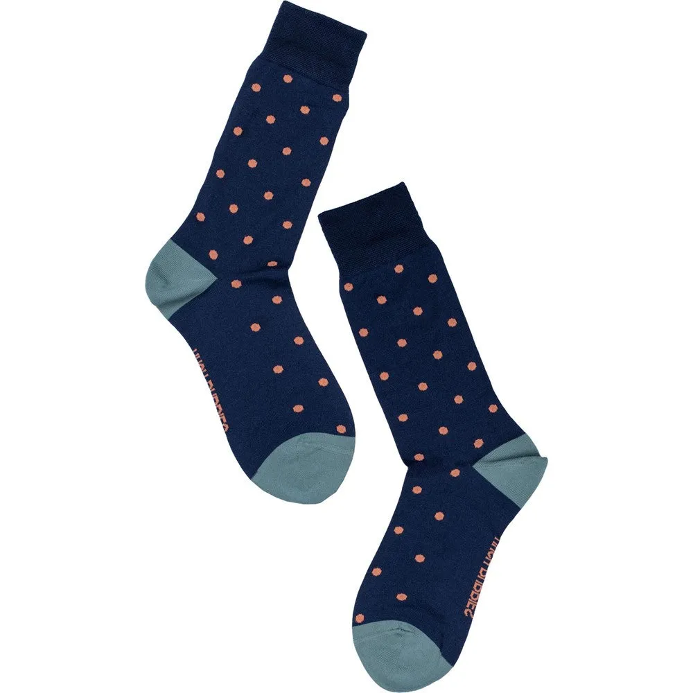 Blue Spots Socks