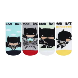 Chibi Batman Newborn Unisex Socks-Pack Of 4