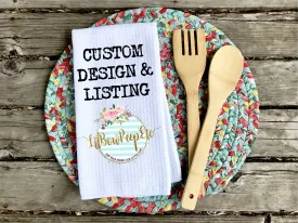 CUSTOM LISTING AND DESIGN FOR SARAH K