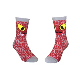 Drago the Fierce Red Dragon Socks (Ages 0-7)