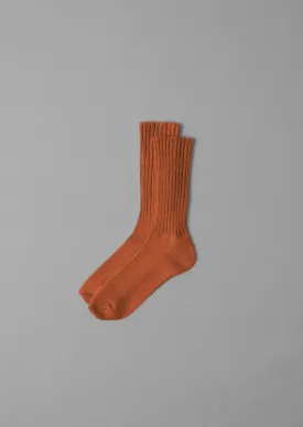 Escuyer Cotton Socks | Rust