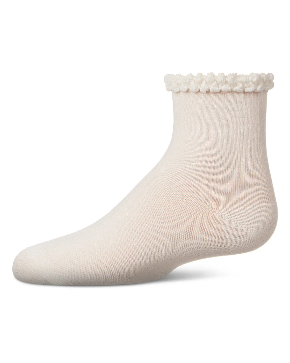 Girls' Bubble Stitch Welt Anklet Socks