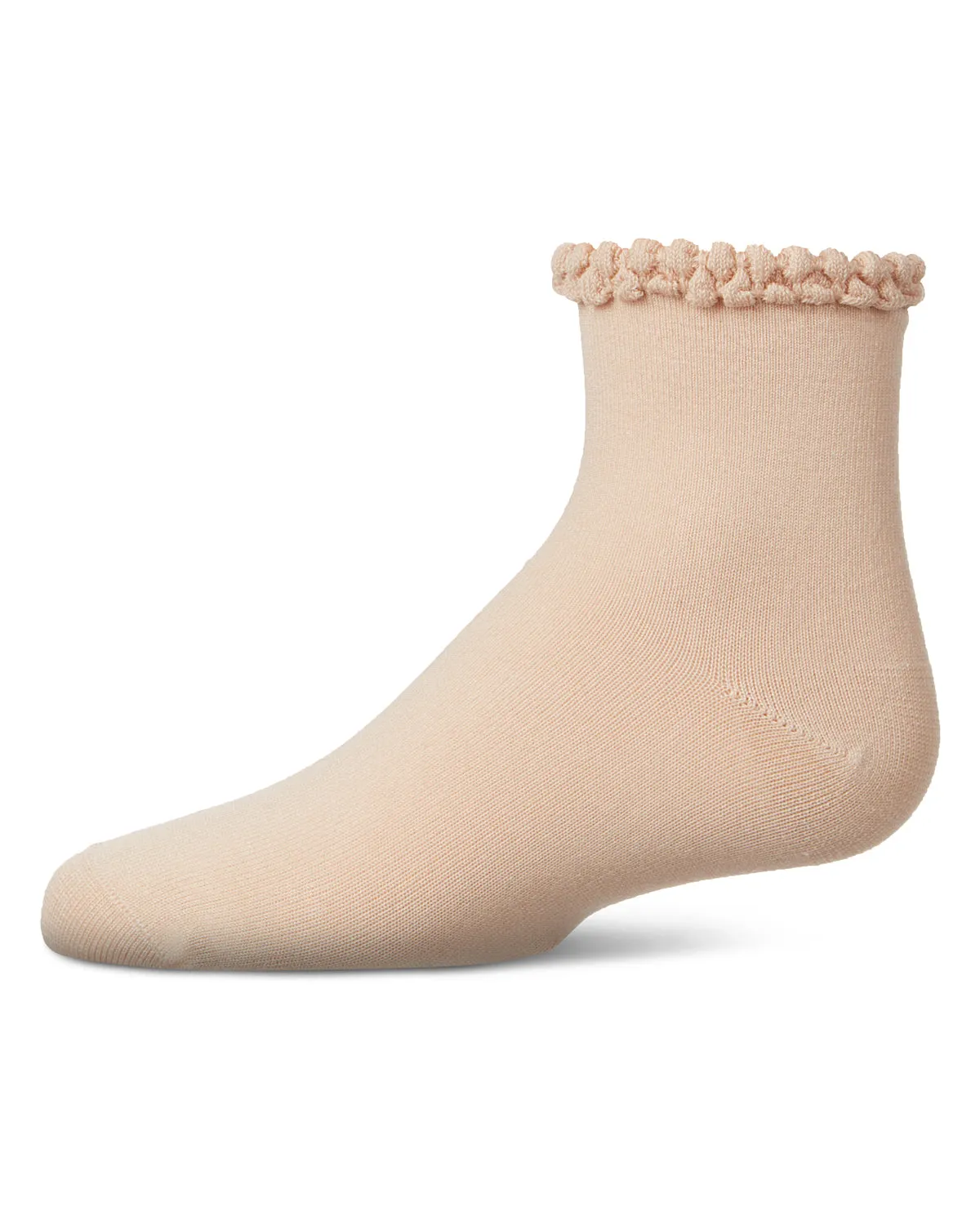 Girls' Bubble Stitch Welt Anklet Socks