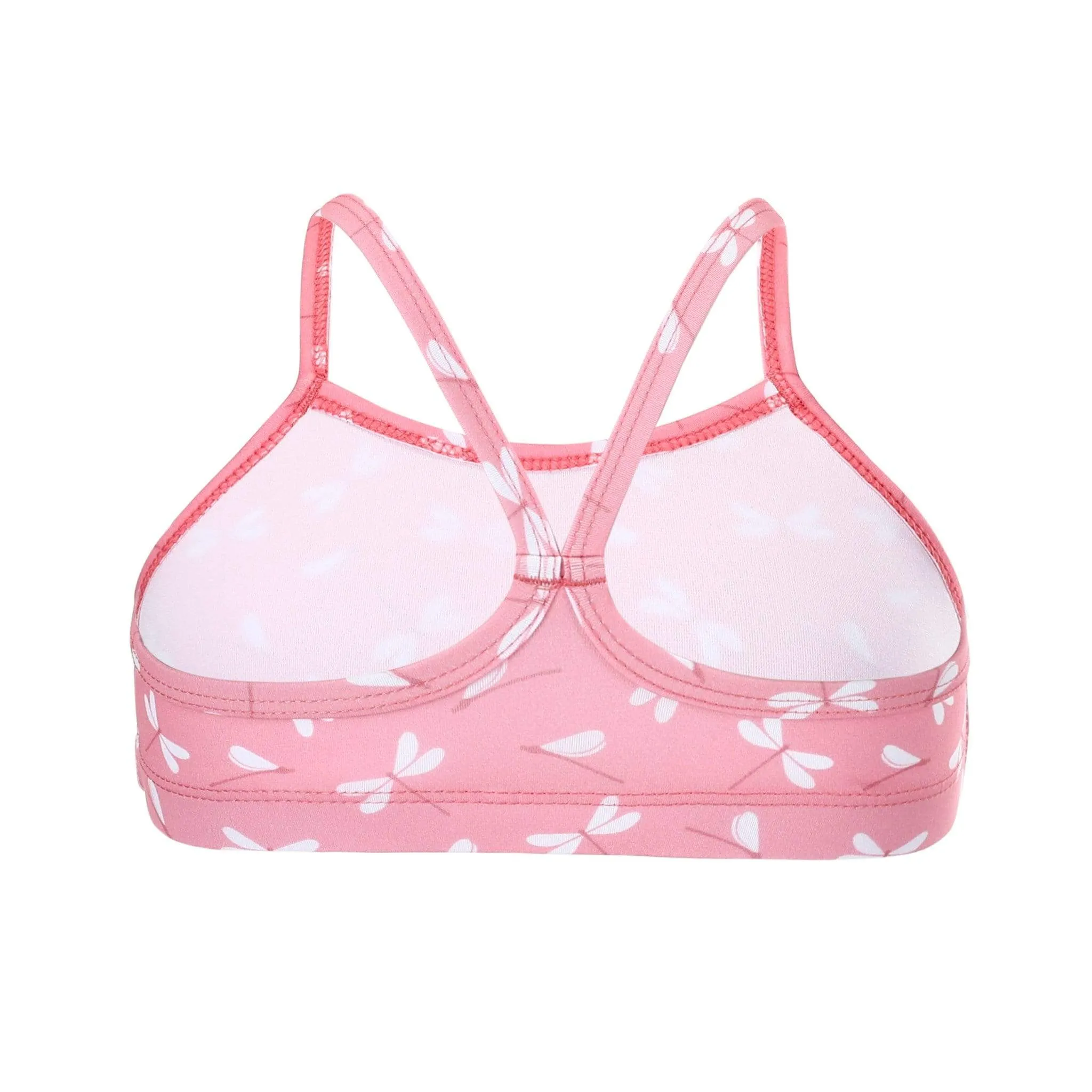 Girls Pink Dragon Fly Dance Bikini Top