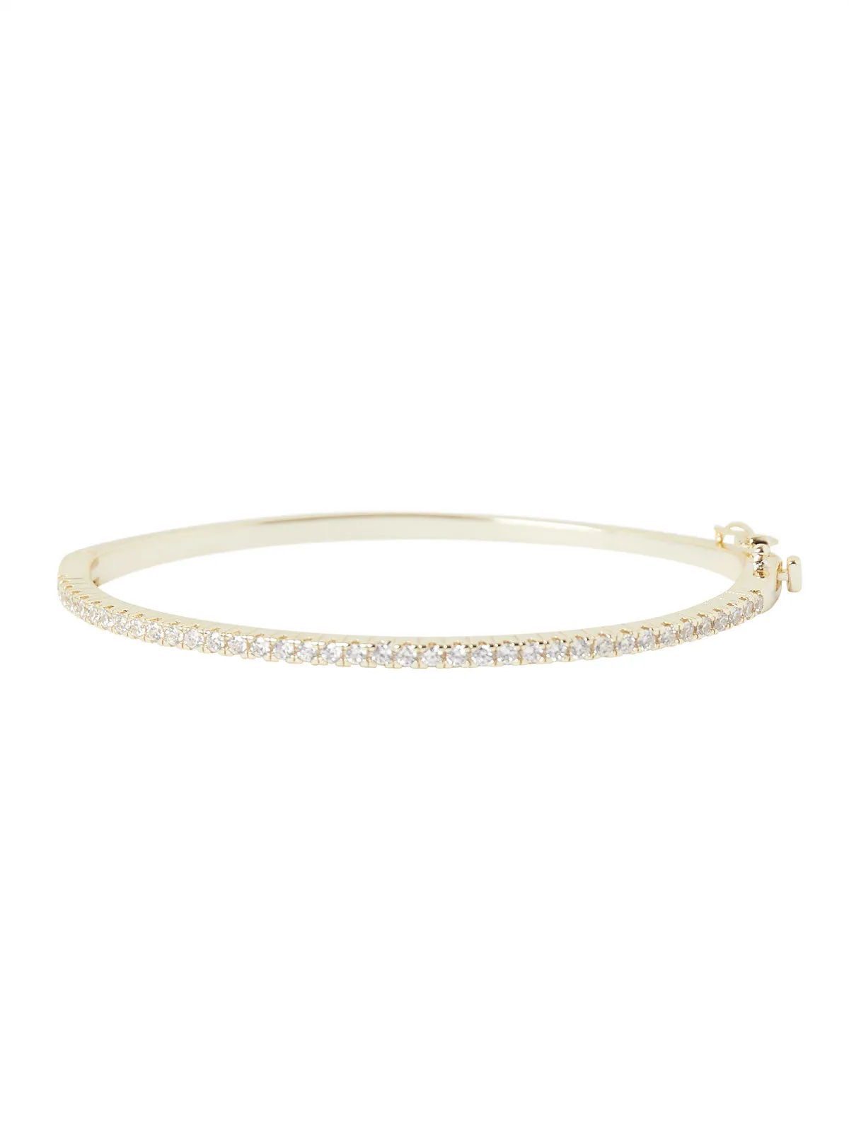 Gold-Tone Crystal Bracelet