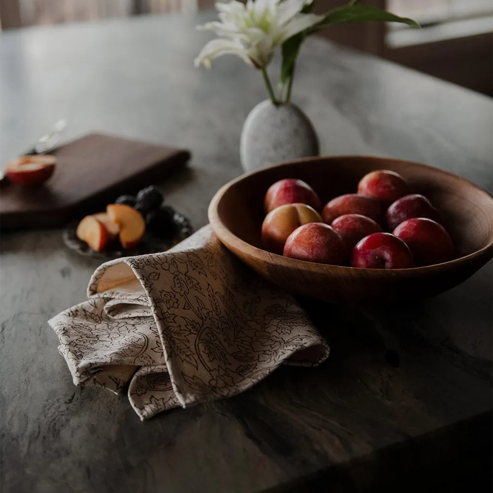 Hand Block-Printed Botanical Napkins