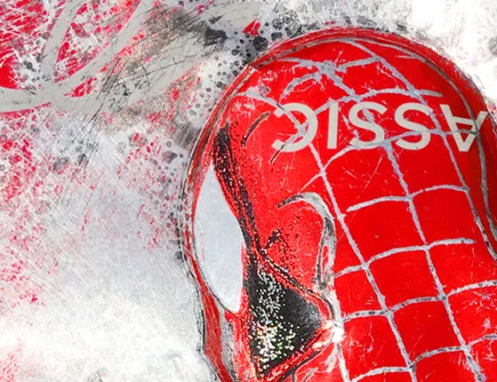 Hand Signed PRINT by Chris Duncan, SPIDERMAN on Coke Can