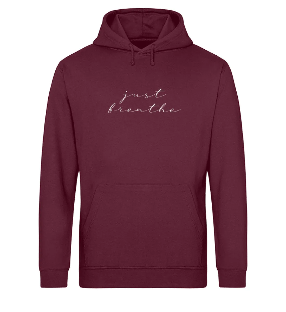 Just breathe Bio Hoodie Unisex