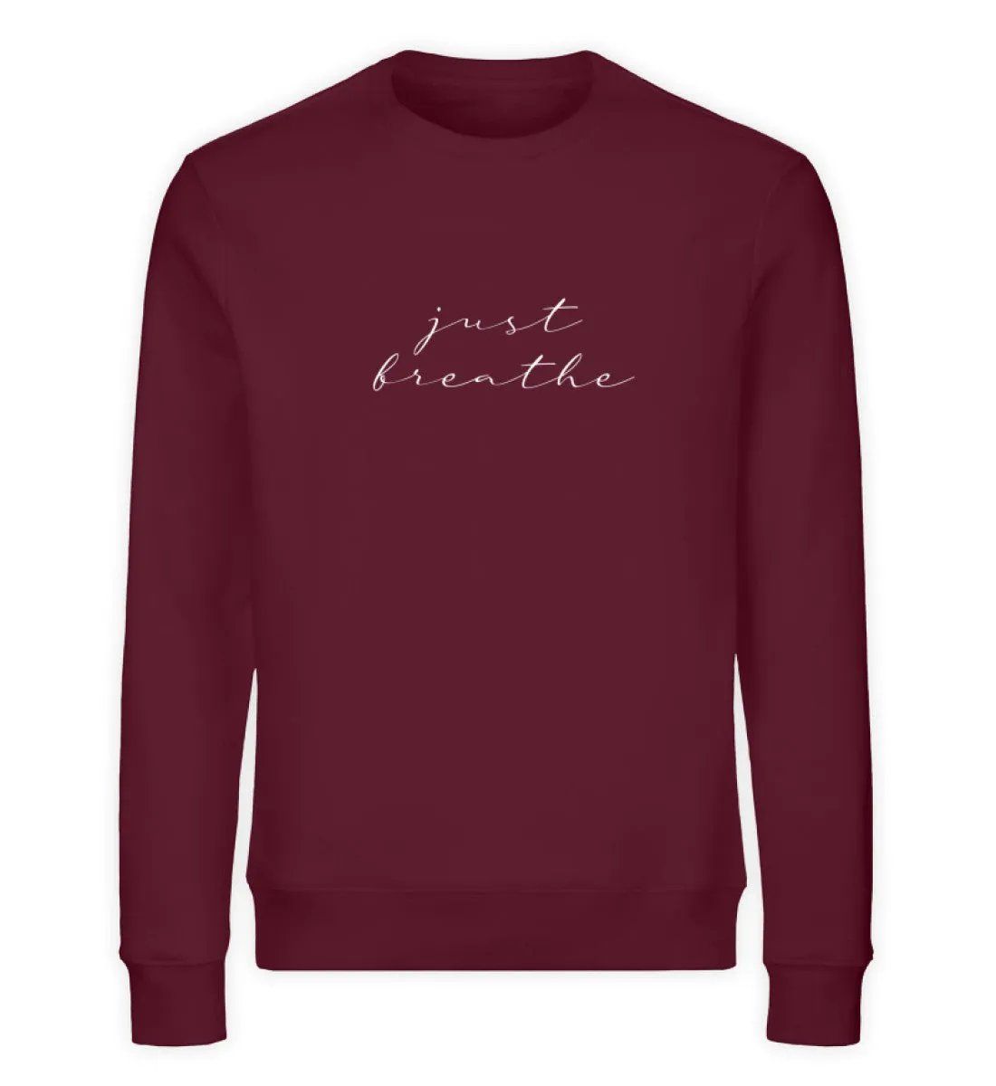 Just breathe Bio Sweatshirt Unisex