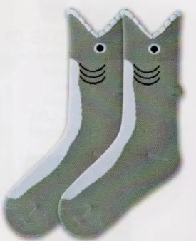 K Bell Kids Wide Mouth Shark Sock