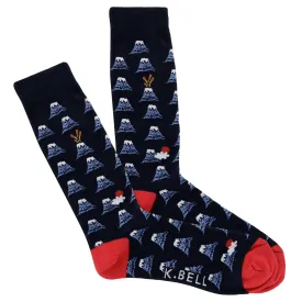 K Bell Mens Volcanoes Socks