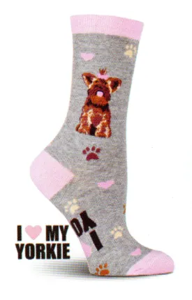 K Bell Yorkie Sock