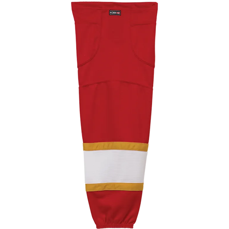 Kobe Sportswear K3GS28R Pro Series Florida Panthers Red Mesh Ice Hockey Socks