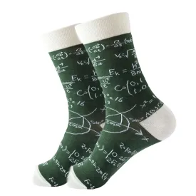 Math Patterned Socks