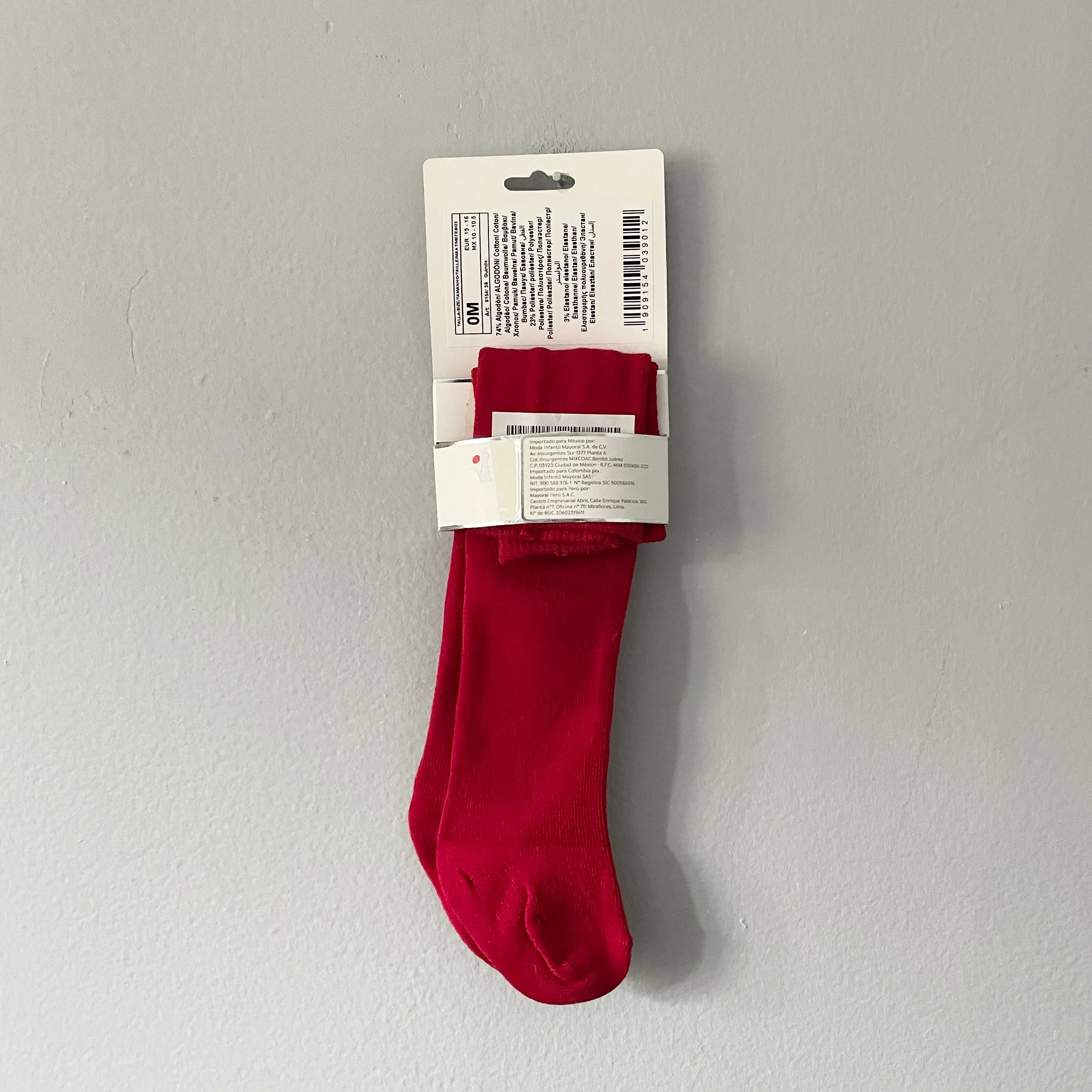 Mayoral / Red socks / 0M - New with tag