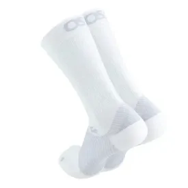 Plantar Fasciitis Socks Crew - White