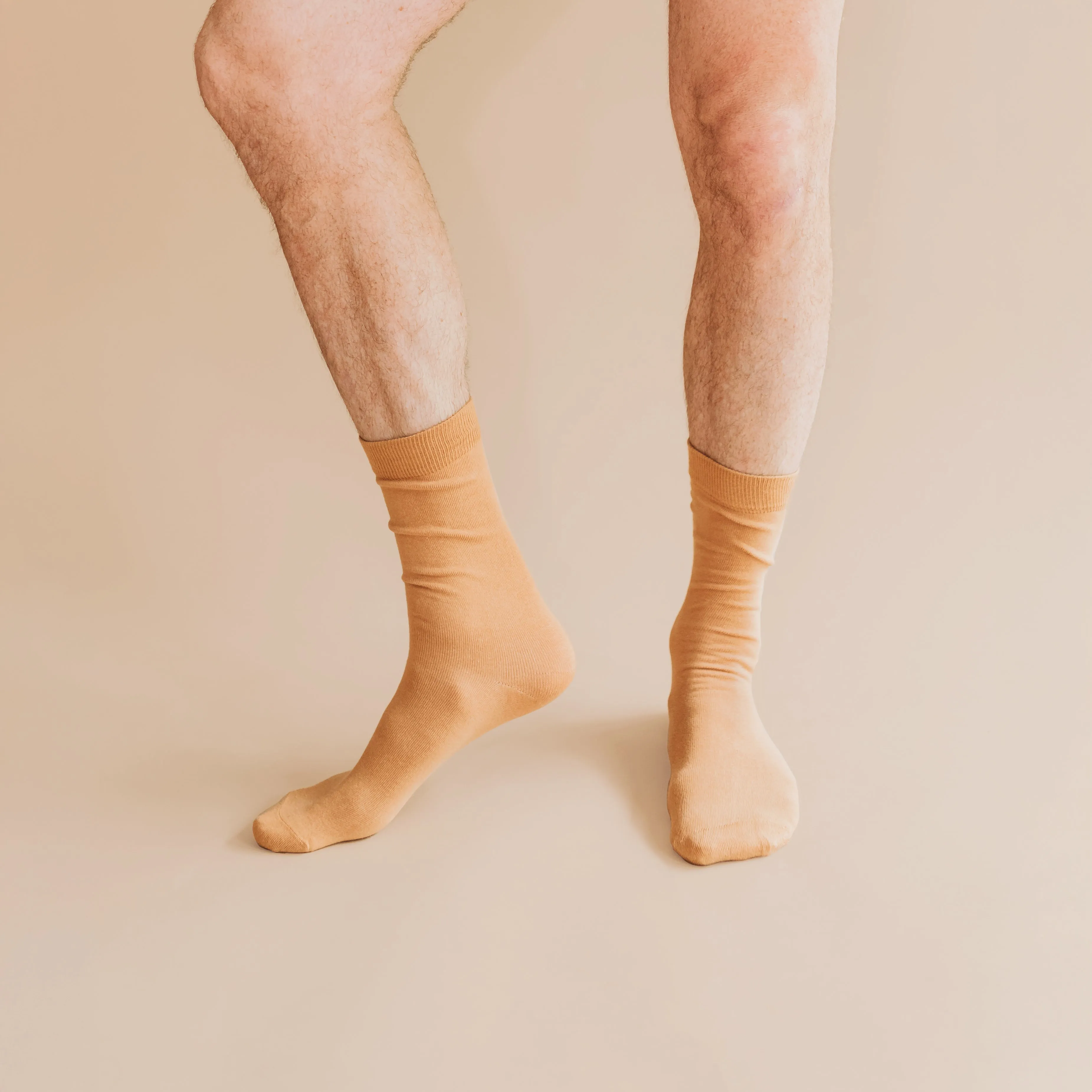 Pure (no dye) Adult Trouser Socks - 98% Organic Cotton