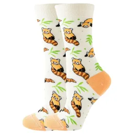 Red Panda Socks from the Sock Panda (Adult Medium - Women's Shoe Sizes 5-10)