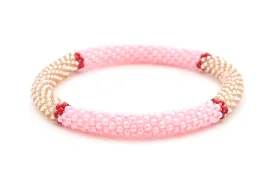 Rosé Kisses Bracelet - Extended 8"