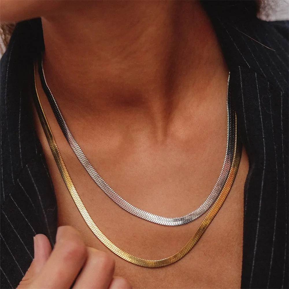 Serpentine Chain Necklace