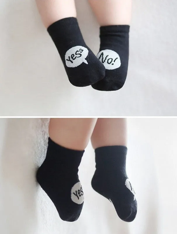 Yes! No! Cotton Socks